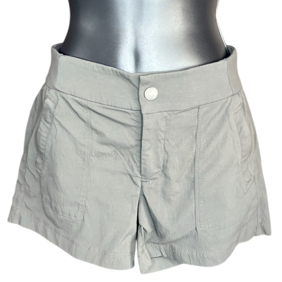 Athleta Trekkie Hiking Shorts size 0 Women's color gray preloved without flaws - Picture 3 of 8